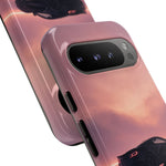 C8 Corvette Silhouette Pastel Horizon Case