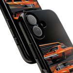 1969 GTO Judge Orange Muscle Car Tough Phone Case Cover Gift