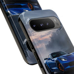 Elkhart Lake Blue C7 Track Attack Dawn Tough Phone Case