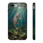 Rainbow Trout Take Phone Case Freshwater Fishing Gift for Anglers