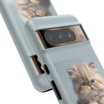 Fluffy Persian Kitten phone case | Tough Cases