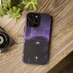 Midnight Charger Violet Neon Tough Phone Case