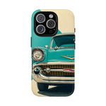1957 Bel Air Turquoise Retro Tough Phone Case Classic Car Art Cover