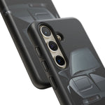 Black NSX Low-Key Minimal Tough Phone Case for 90s JDM Fans