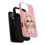 Shih Tzu Princess Kawaii Chibi Puppy Pet Dog Art Tough Phone Case