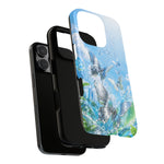 Copy of Silver Butterflies Tough Case | Blue Sky Water Droplets Phone Cover