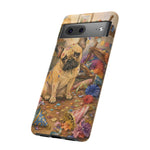 Guilty French Bulldog Phone Case, Confetti Watercolor Cover