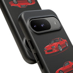Z28 Red Triview Phone Case Classic Car Illustration