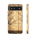 Plum Blossom Shoji Screen Phone Case Zen Art Tough Case