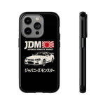 R34 Skyline GT-R JDM Rising Sun Tough Phone Case Cover Gift