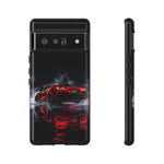 Z06 C8 Phone Case, Red Smoke Studio Reflection Cover