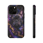 French Bulldog Galaxy Marble Art Tough Phone Case