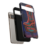 Neon Cowboy Boot phone case | High Noon Saloon design