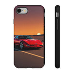 Red C4 ZR-1 King of the Hill Art Tough Phone Case