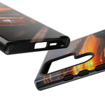 Supra MK4 Orange Touge Night JDM Speed Art Tough Phone Case