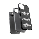 White C7 Z06 Sports Car Phone Case Tough Multi View