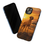Rhodesian Ridgeback African Savanna Art Tough Phone Case
