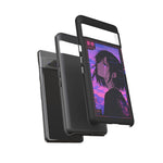 Melancholy Anime Girl Phone Case Vaporwave Tough Case