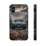 C2 1965 Sting Ray Phone Case, Silver Blue Tough Cover