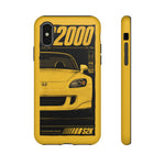 S2000 Spa Yellow Retro 90s JDM Car Tough Phone Case