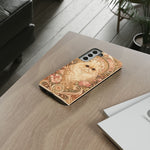 Persian Cat Floral Art Nouveau Tough Phone Case