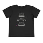 1954 Chevy Bel Air Toddler T-Shirt – Classic Line Art Design