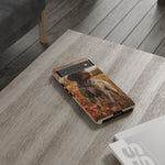 German Wirehaired Pointer Autumn Art Tough Phone Case