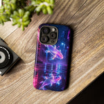 Neon Koi Reflection Vaporwave phone case | Tough Cover