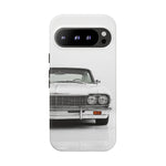 White Impala Phone Case, Classic 64 Lowrider Style Cover, Gift for Guys