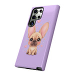 French Bulldog Bat Ears Kawaii Pet Dog Art Tough Phone Case