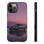 Sunset Skyline GT-R R32 phone case | car reflection, purple dusk