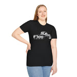 1956 F100 Classic 1950s Pickup Truck Name Badge Classic Car T-Shirt Fan Gift