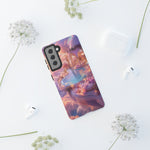 Floating Pool Deck Phone Case, Pastel Cloud 3D Render Cover