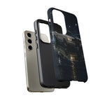 GT350 Phone Case White, Rainy Track Night Classic Racer Tough Cover