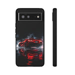 Z06 C8 Phone Case, Red Smoke Studio Reflection Cover