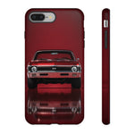 Red Classic Muscle Car 1970 Chevy Nova SS phone case | Tough Cover