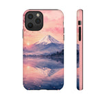 Mount Fuji Dawn Reflection Art Tough Phone Case
