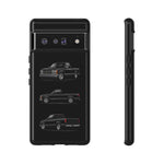 Black Silverado Classic Pickup Tough Phone Case for Chevy Truck Fans
