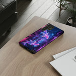 Neon Koi Reflection Vaporwave phone case | Tough Cover