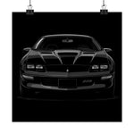 1993 Chevy Camaro Z28 Poster Wall Art Print Classic Muscle Car Garage Decor