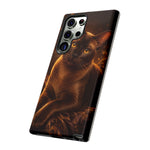 Burmese Golden Sable Portrait Art Tough Phone Case