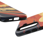 Retro Sunset Countach phone case | Sports car tough cover