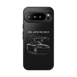 Black S2000 Roadster Collage JDM Tough Phone Case Cover Gift