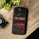 Tri-Power Classic Muscle Car GTO phone case | Retro Automotive Graphic