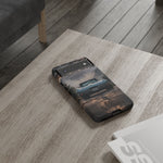 C2 1965 Sting Ray Phone Case, Silver Blue Tough Cover