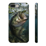 Largemouth Bass Phone Case, Frog Strike Cover for Freshwater Gift