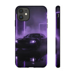 Midnight Charger Violet Neon Tough Phone Case