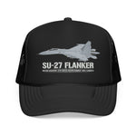SU-27 Flanker Hat Russian Fighter Jet Military Aviation Cap Adjustable
