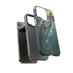 Striped Bass Phone Case, Sunset Topwater Strike Cover for Anglers