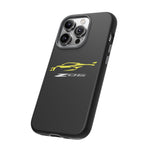 Yellow C8 Z06 Phone Case for Chevy Fans, Tough Protective Cover